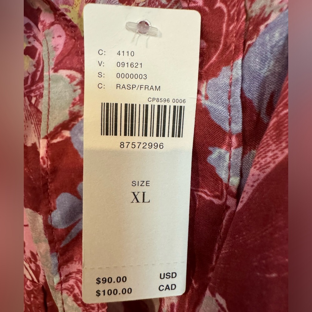 Anthropologie The Romy Relaxed Fit Button Down Shirt by Pilcro. - Picture 11 of 11